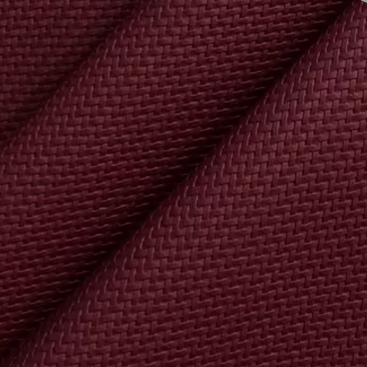 Basket Weave Faux Leather - Dark Red - 50x134 cm