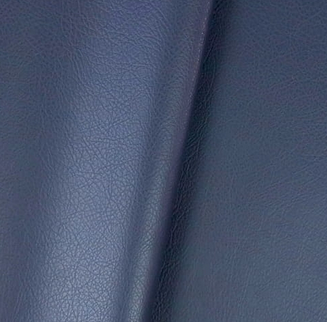 Heavy Duty Dark Blue Faux Leather 50cm x 140cm