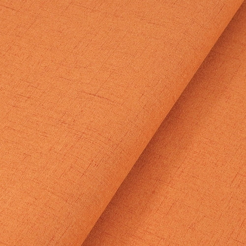 Waterproof Canvas - Linen Effect - Orange - 50cm x 160 cm